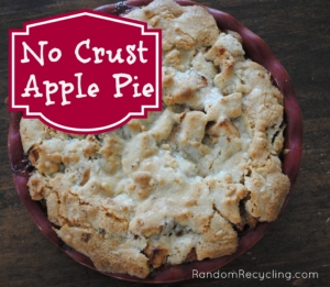 No Crust Apple Pie