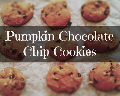 Pumpkin chocolate chip cookies