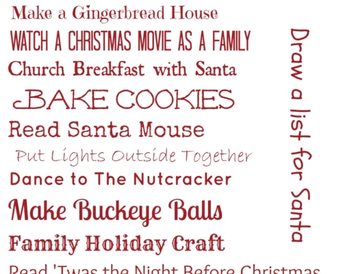 Holiday Bucket List