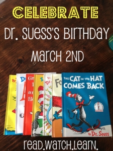 Dr. Suess Birthday week 2013