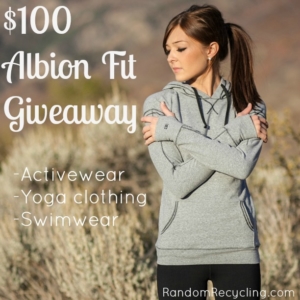 Albion Fit Giveaway RandomRecycling