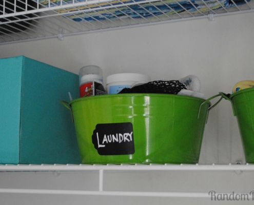 Laundry Organization RandomRecycling.com