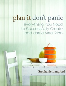 Plan It Don't Panic Menu Planning