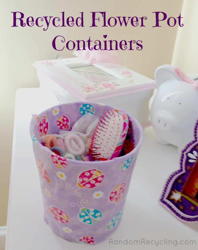 Recycled Flower Pot Container