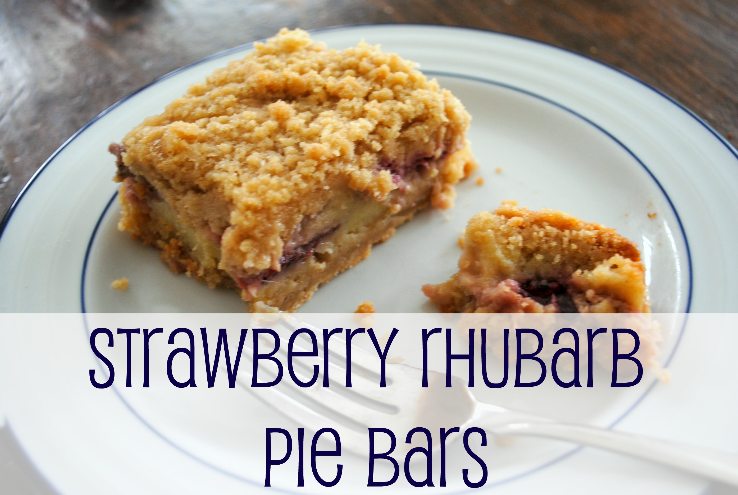 Strawberry Rhubarb Pie Bars from RandomRecycling.com - Emily Roach ...