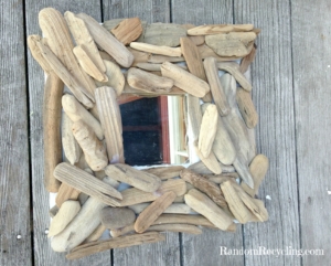 Driftwood mirror via RandomRecycling