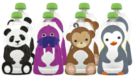 Squooshi reusable squeeze pouch for kids