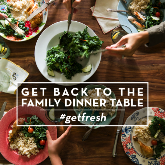 Get back to the family table #getfresh