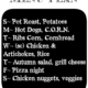 Meal plan Oct 28 with autumn salads, freezer meals and halloween!