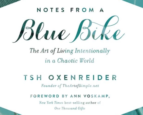 Notes from a Blue Bike. The path to living intentionally