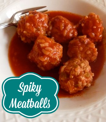 Kids are going to love these spiky meatballs!