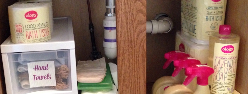 Tips for Under the Bathroom Sink Organization