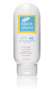 block island sunscreen, EWG rating of 1