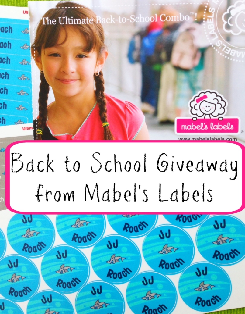 Back to school Giveaway from Mabels Labels