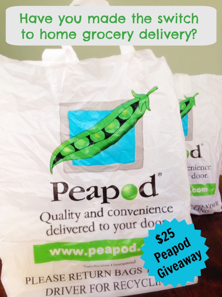 Peapod grocery delivery. 