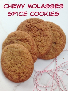 Easy cookie swap recipe-- Chewy Molasses Spice Cookies