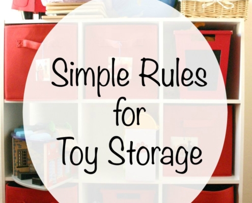 Simple rules for toy storage