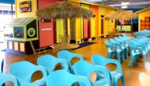 Waiting area at Goldfish Swim School