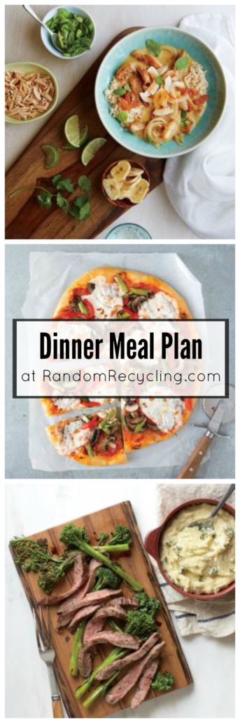 Family dinner meal plans for busy weeknights