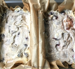 Quick bread blueberry bread