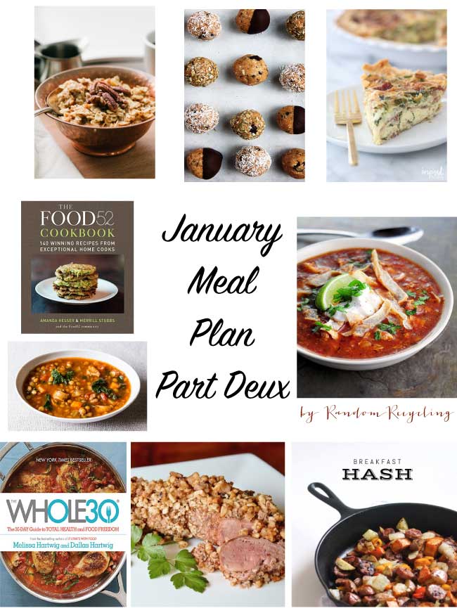 Healthy living recipes and meal plan