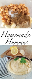 Lemon garlic easy hummus recipe