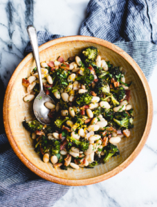 Lemon Broccoli and White Beans recipe