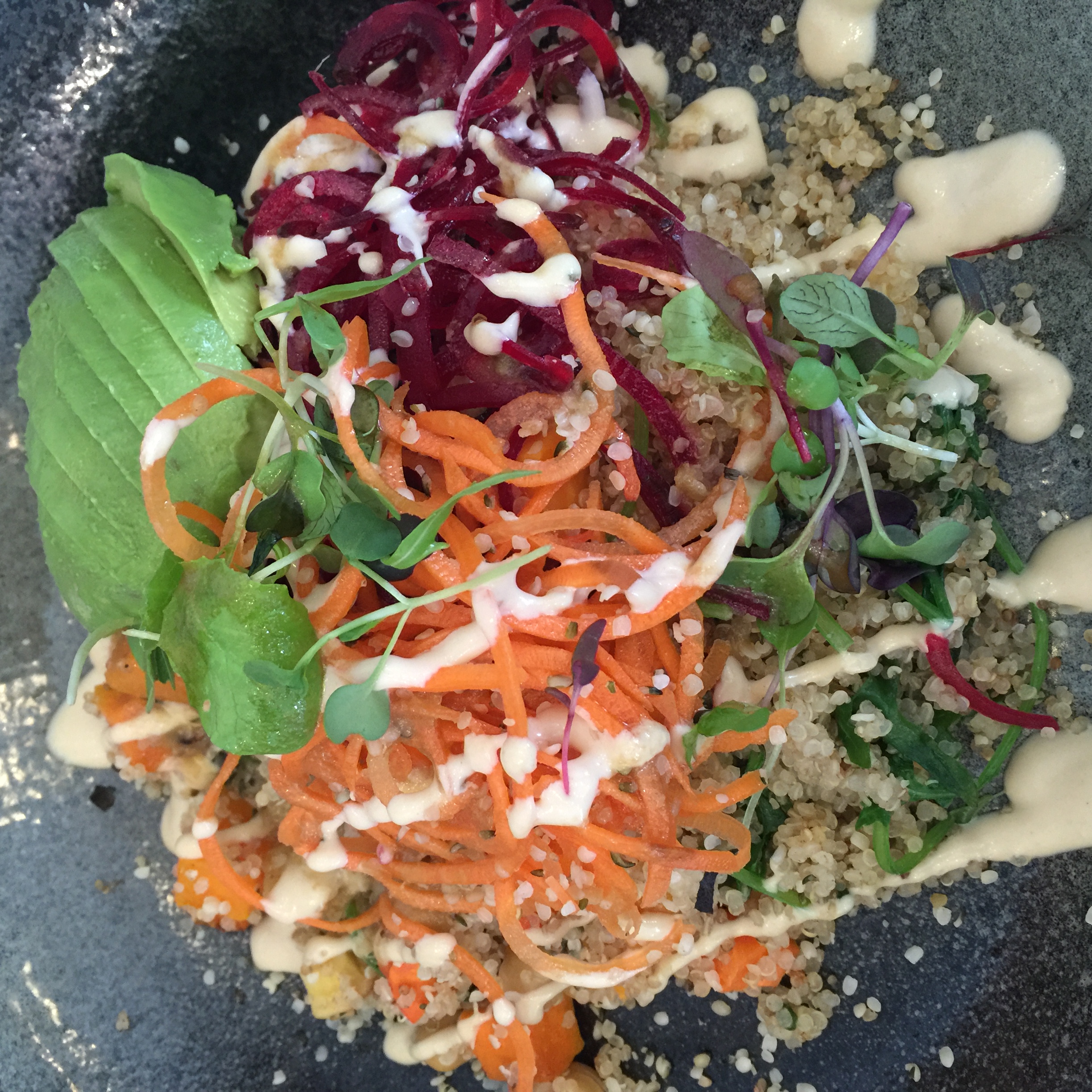 Buddha bowl healthy quinoa