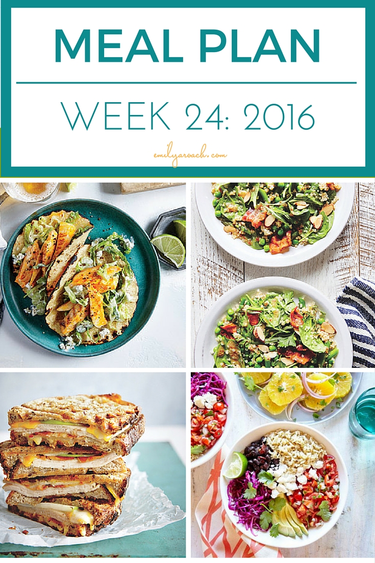 Healthy Simple Weekly Meal Plan