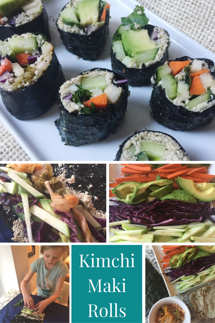 Kimchi Maki Rolls Academy of culinary nutrition program homework