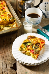 vegetable egg bake brunch gluten free meal plan