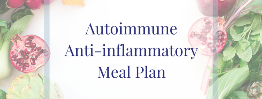 Autoimmune Anti-inflammatory Meal Plan