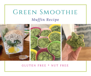 Green Smoothie muffin recipe blender star