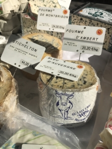 French cheese tasting