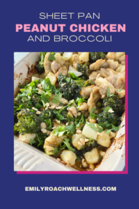 Simple Sheet Pan Peanut Chicken and Broccoli 2