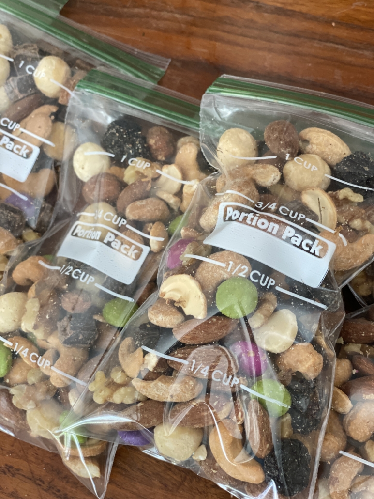 healthy trail mix travel snack