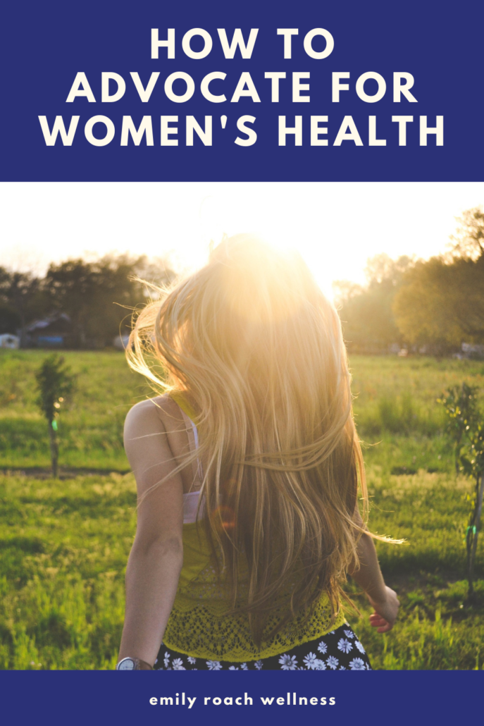 how to advocate for women's health