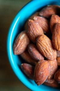 salted almonds healthy trail mix