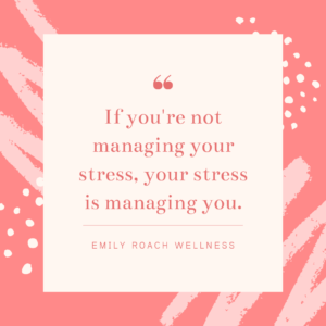 managing stress quote