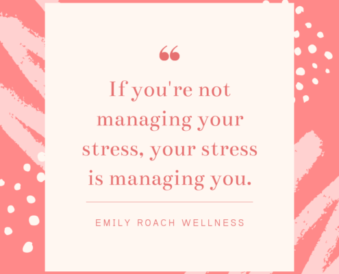 managing stress quote